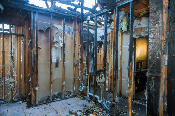 Professional Fire Damage Removal technician working in Marlton, NJ